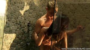 intimate nuru massage turns erotic for asian indian couple