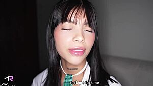 Sexy student Athenea Rose breeds with teacher Jason Carrera