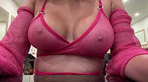 Italian milf artemisia, watch my huge tits bounce wild for you!