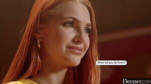 gorgeous redhead cheats hard on bbc in secret piledriver affair