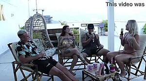 Bruna Carlos Matheus Caetano intense casting fuck