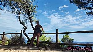 strangers catch us fingering pussies in park squirting orgasms publicly