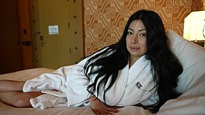 Big Tits Latina Stepsis Caught Naked