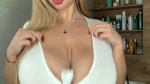 Bathtub Stepmom's Saggy Tits Beg for Thick Cock Thrusts