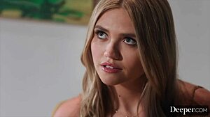 deeper. natural busty blonde angie faith spitroasted mmf tittyfuck deepthroat used like toy