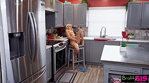 Bratty Stepsis Chloe Temple Begs Stepbro To Stop Staring At Her Petite Shaved Ass And Tits!