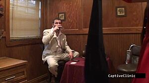 Aria Rose Spanked Spread Latex Nurse Patient Humiliation