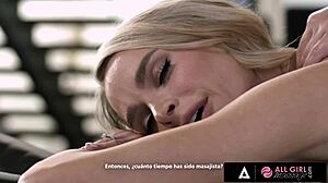 blonde emma hix masseuse perfect oiled 69 cunnilingus