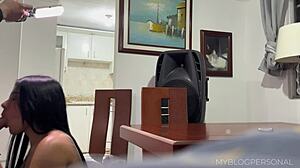 19yo latina anal casting debut behind cameras