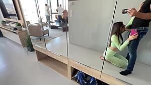 i can't believe this crazy public threesome led to sloppy backstage blowjobs