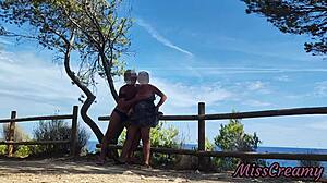 strangers catch us fingering pussies in park squirting orgasms publicly