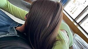 i can't believe this crazy public threesome led to sloppy backstage blowjobs