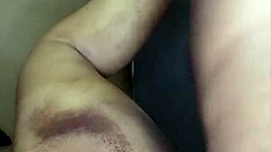 Who bangs creamy ebony milf wet pussy?