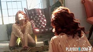 Madeline Amour petite milf strips fully naked