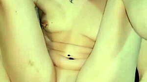 TOY WON'T FIT BUT HUBBY'S FIST Gapes Shaved Milf Pussy Squirting Pierced Nipples!