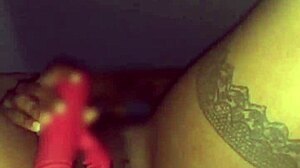 ebony milf teases strips deepthroats big cock