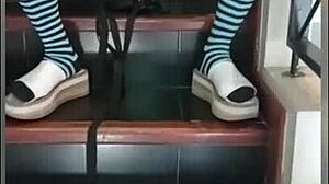 latina big ass brunette masturbates then fucks friend voyeur style