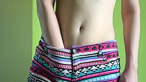 shaved skinny teen maiskii poses teasing pussy. fingering homemade moans beg which fuck position