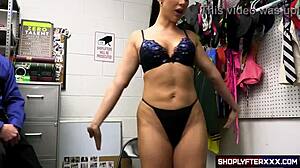 bar waitress thief strips sucks swallows to escape pounding