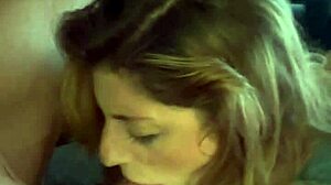 horny milf takes hubby's throbbing cock deep for hot cumshot