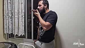i was crazy horny called friend's husband for wet milf blowjob