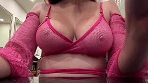 Italian milf artemisia, watch my huge tits bounce wild for you!