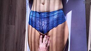 Tight Shaved Teen Pussy Oiled Massaged By Monster Cock