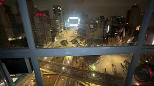 the brunette and blonde go wild in hot bisexual banging