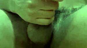 Monster cock struggles hard after abs workout routine