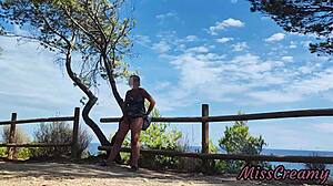 strangers catch us fingering pussies in park squirting orgasms publicly