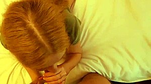 Deep blowjob hotel fuck stranger!