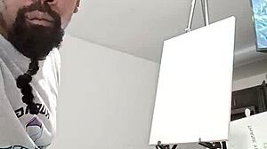 Cubby Teacher Shows Off Cute Ass