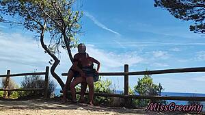 strangers catch us fingering pussies in park squirting orgasms publicly