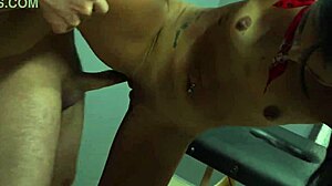 hot latina babe rides stepbro big cock pov