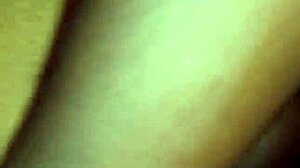 melina's oiled pussy bent over doggystyle filled with tall black cock cum orgasm tits shaking