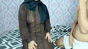 muslim step-sis in hijab fucks hindu step-bro on rakshabandhan day