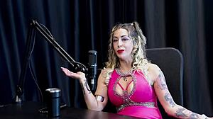 depressed ex-prostitute julia fontanelli bares see-through red lingerie for interracial domination interview