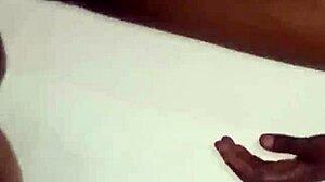 melina's oiled pussy bent over doggystyle filled with tall black cock cum orgasm tits shaking