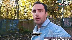 skinny blonde german milf slut picked up on street for real blind date fuck