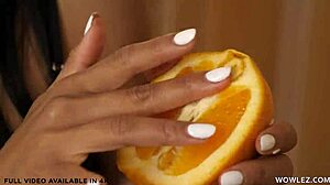 tiffany watson and jada kai lesbian cucumber scissoring in kitchen 🍆💦