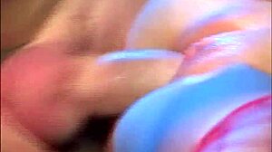 Blonde College Coed Bent Over For Rough Facial In Fishnets