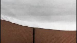 boss creampied thai secretary's shaved pussy in public bathroom ughh