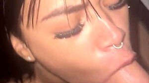 skinny 18+ top model teen gags on monster cock deepthroat cumshot facial