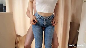 uhh you can rub your big cock on my tight jeans and cum but no penetrating dry humping me petite stepsis