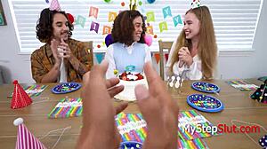 virgin teen tempts stepdad in forbidden family fantasy