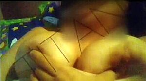 busty latina at work masturbates pussy on whatsapp video call with big cock fan