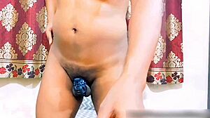 Horny Bunny Teases Gaping Ass with Toys