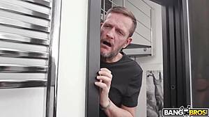 Step dad Yanick Shaft fucks step daughter Simon Kitty hard