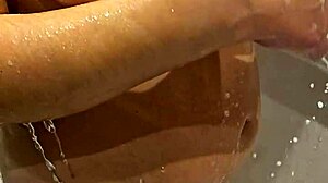 Young Milf Flaunts Massive Tits Up Close
