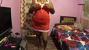 indian girl's hair job fetish cumshot